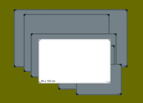 MAGNETIC WHITEBOARD 100 X 150 CM