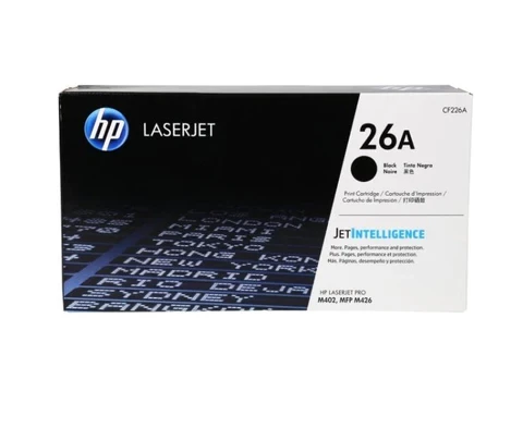 HP 26A BLACK ORIGINAL LASERJET TONER CARTRIDGE, CF226A