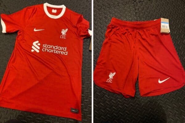 Imyenda ya siporo ya Liverpool, Liverpool jersey