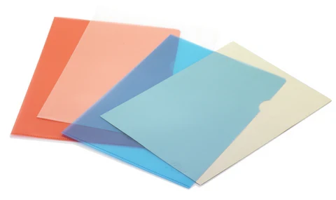 L SHAPE TRANSPARENT FOLDER A4 SIZE