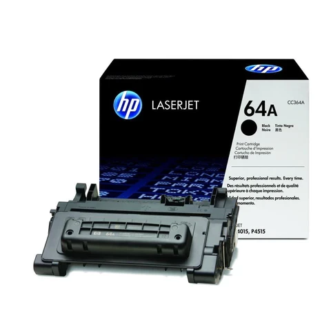 HP 64A BLACK ORIGINAL LASERJET TONER CARTRIDGE CC364A