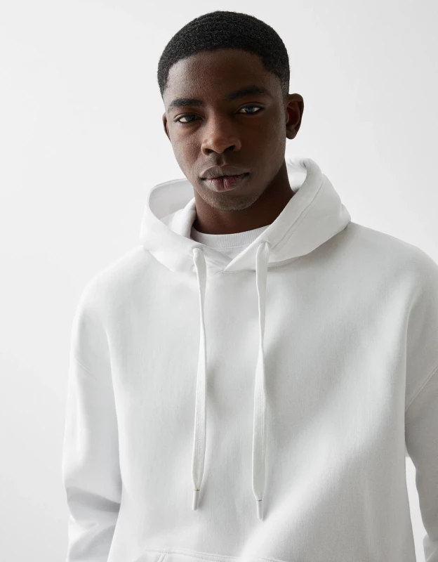white hoodie